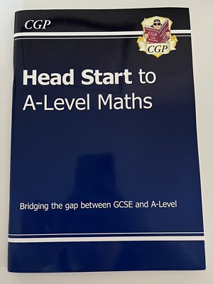Head Start to A-Level Maths by CGP Books (Paperback, 2017)