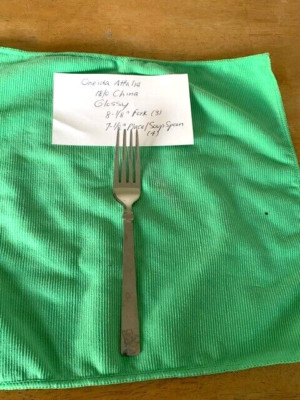 Oneida China ATTALIA 18/0 Stainless Glossy 7-1/4'' Individual Salad Fork VGUC