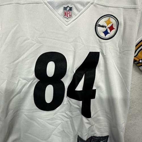 Youth Nike Antonio Brown #84 Pittsburgh Steelers White S Jersey 7769 - Picture 5 of 10