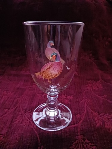 Spode WOODLAND Goblets/Glasses - 16 oz. - Set/3 - Signed - Picture 10 of 11