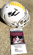 MARSHAWN LLOYD Green Bay Packers SIGNED Mini Helmet JSA COA