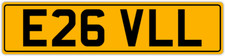 EVIL ?? EVS EVELYN FUNNY RUDE CHEEKY BMW VW GT PRIVATE CAR NUMBER PLATE E26 VLL