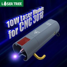 Módulo grabador láser mejorado LASER TREE de 10 W de potencia óptica para máquina CNC 3018