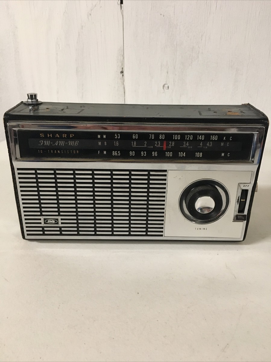 RARE- SHARP FY-151 Japan FM AM MB to Transistor Radio READ DETAILS