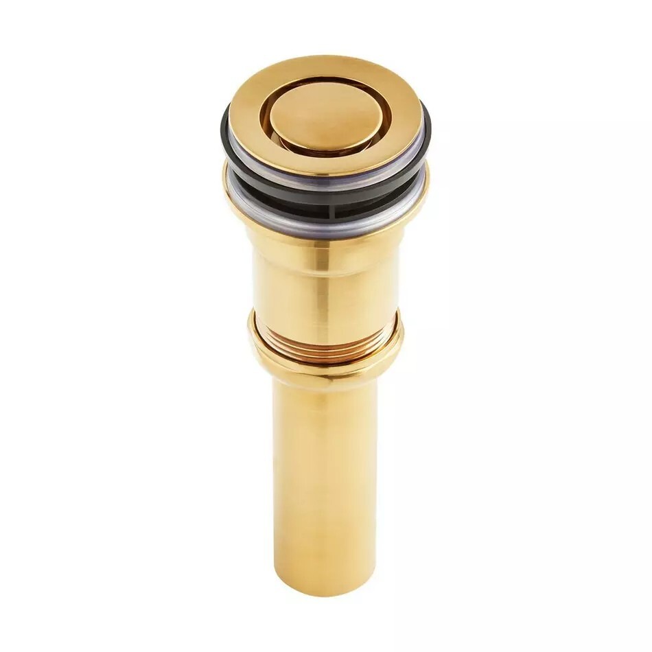 Signature Hardware PopDown Bathroom Sink Drain Brushed Gold eBay
