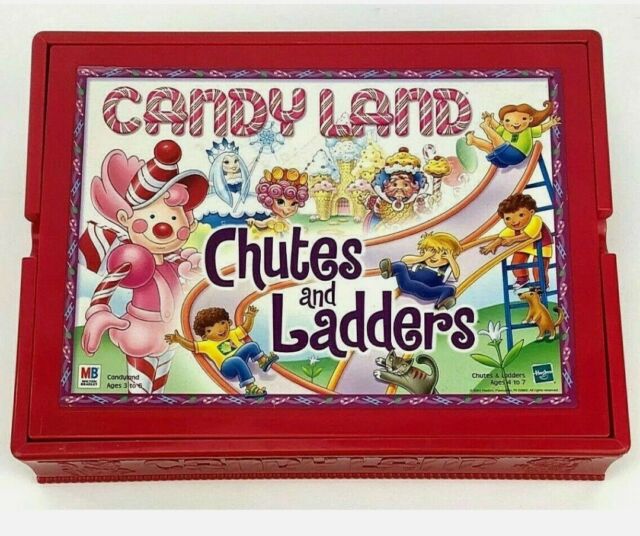 Hasbro Candyland and Chutes and Ladders Board Games 