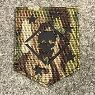 2AFTER1 MARSOC USMC Toppa Tattica Ricamata Morale - Patch Con Vello Da Stirare O Cucire - 2