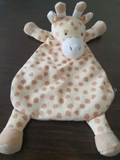 Wubbanub Buttercup Giraffe Baby Lovey  Security Blanket Yellow Tan 14" sophie