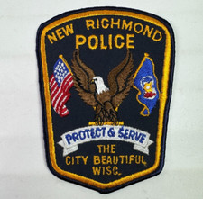 New Richmond Police Wisconsin WI Patch P7