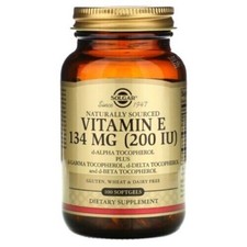 2 Solgar Vitamin E 134 mg (200 IU) 100 gels (...