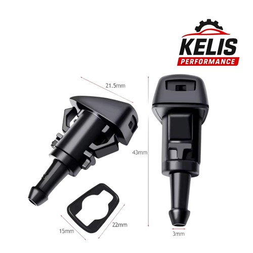 2x Windshield Washer Nozzle Sprayer for Chrysler Dodge Jeep – Direct F - Picture 2 of 4