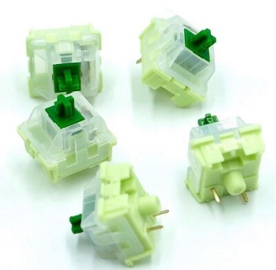 Matcha Green Linear 45g Switch Mechanical Keyboard Factory Lubed