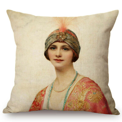 Kissenbezug Canvas-Stoff Kunst William C. Wontner Beauty in Eastern Costume