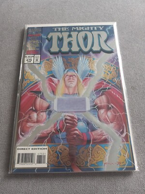 Embossed Comic Cover THOR #475 Foil Embossed Cover 1994 MARVEL Comic 1st Godpack Suit | eBay