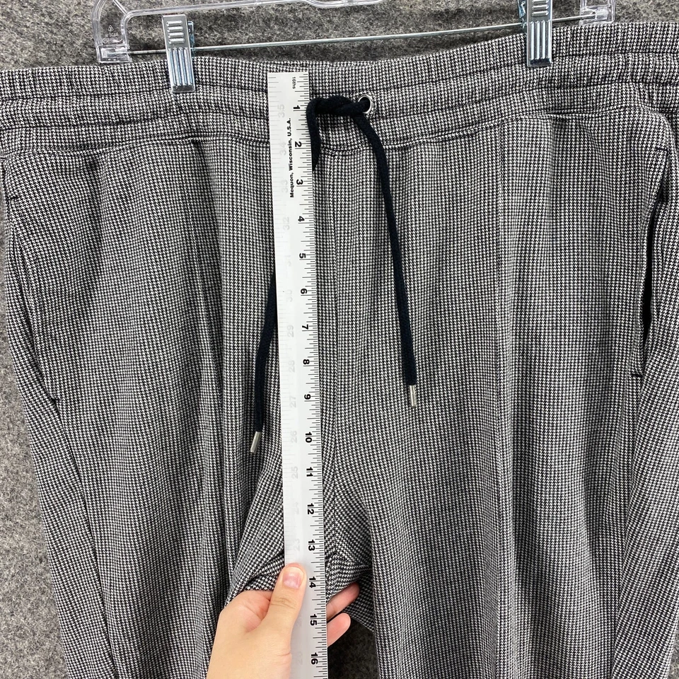 Pantalones de chándal Topman para hombre 2XL gris tiro alto cordón ajustados algodón ajuste regular Foto 4 de 4