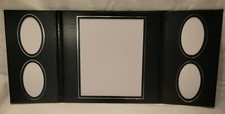 Memories Portrait Cabinet 5 Photo Display Album Folder w/Storage Sleeve