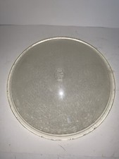 Vintage KOPP ROUNDEL Theatre Stage Light CLEAR Glass Lens 7 9/16" HUB Electric