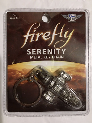 Serenity/Firefly ''QMx Caliber'' Metal Keychain- Sealed in Original Plastic 2014