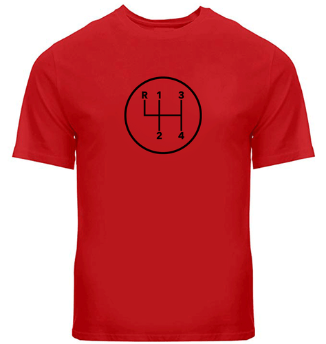 Manual Transmission Gears Shift Pattern 4 Speed Stick Shirts Mens Tee T-Shirt - Picture 23 of 34
