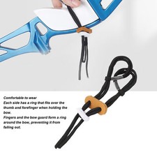 Imbracatura regolabile per dita tiro con l'arco per una migliore stabilità per arco ricurvo