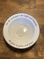 Feed on the Word Scripture Soup Bowl Psalm 84:11 God is Light Protector Grace