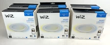 Lot of 6 -WiZ - 6" Recessed Tunable Wi-Fi Smart LED Downlight - White