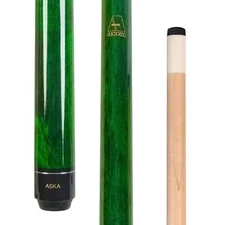 ASKA Pool Cue LECN48 Green, 48" Stick,