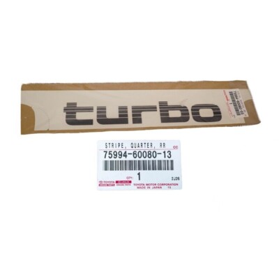 New For Toyota LandCruiser 80 Series HDJ turbo Rear Stripe New Oem
