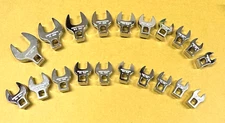 New Craftsman 20 pc Crowfoot Wrench Set SAE & Metric - 3/8" Dr. - Free Shipping