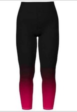 NUEVO CON ETIQUETAS LuLaRoe TC LEGGINGS NEGRO ROSA OMBRE CINTA BCA *ROSA VIBRA SALVA VIDAS* 2021