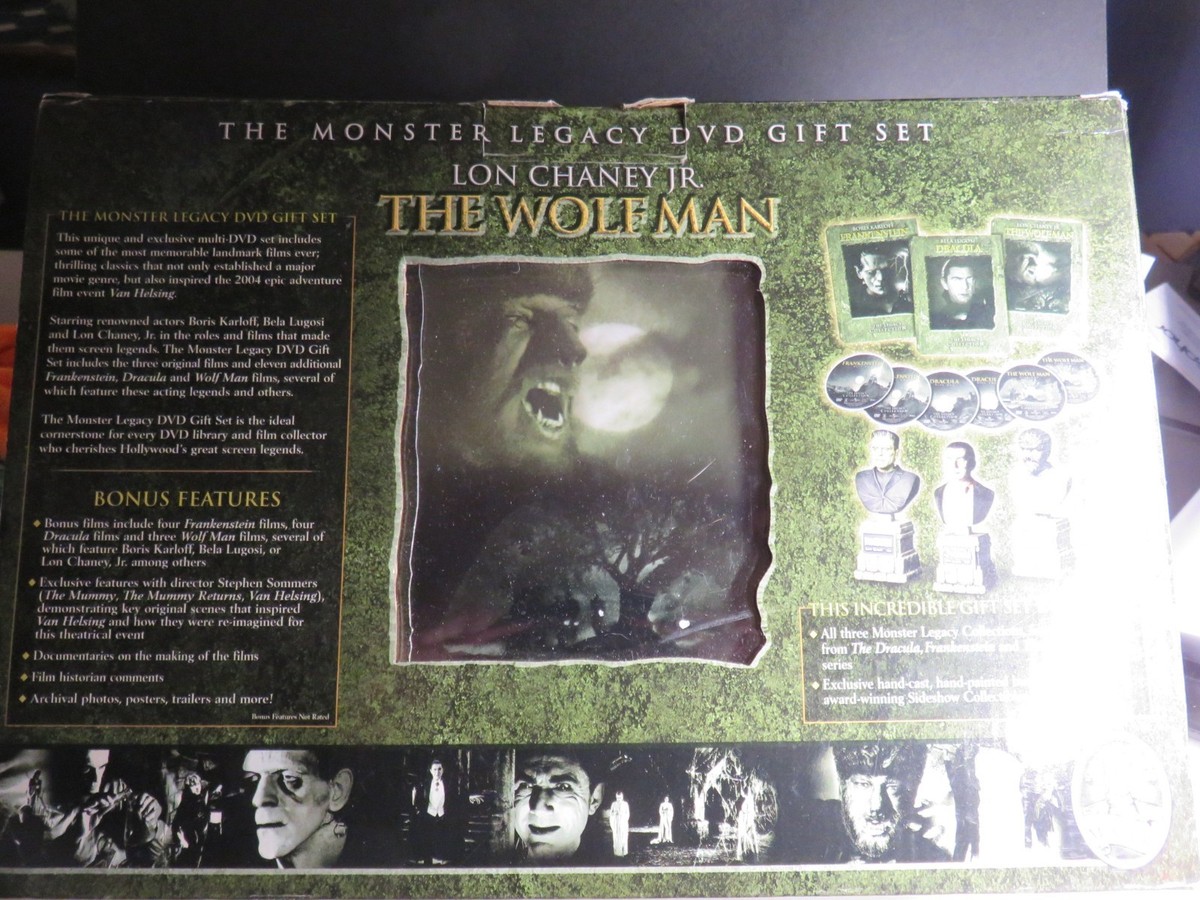 The Monster Legacy DVD Gift Set with Monster Busts from SideShow