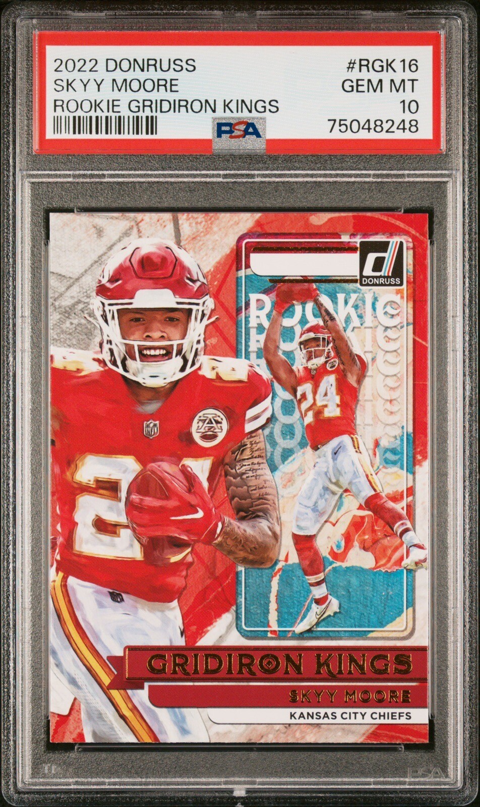 Skyy Moore Panini Donruss Rookie Gridiron Kings #RGK16 Base