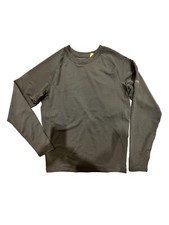 Men's Fitted Cold Mock Long Sleeve Athletic Top - All in Motion Black L