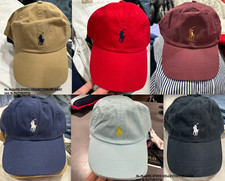 BN POLO RALPH LAUREN Men's The Iconic Classic Cotton Chino Ball Cap pick color