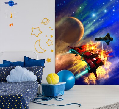 3D Planet Detektor Q7998 Tapete Wandgemälde Fototapete Selbstklebend Kay