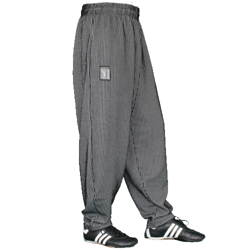 schwarz farbig unterlegt, MORDEX Hose, lang, besonderer Farbeffekt - Bild 6 von 12
