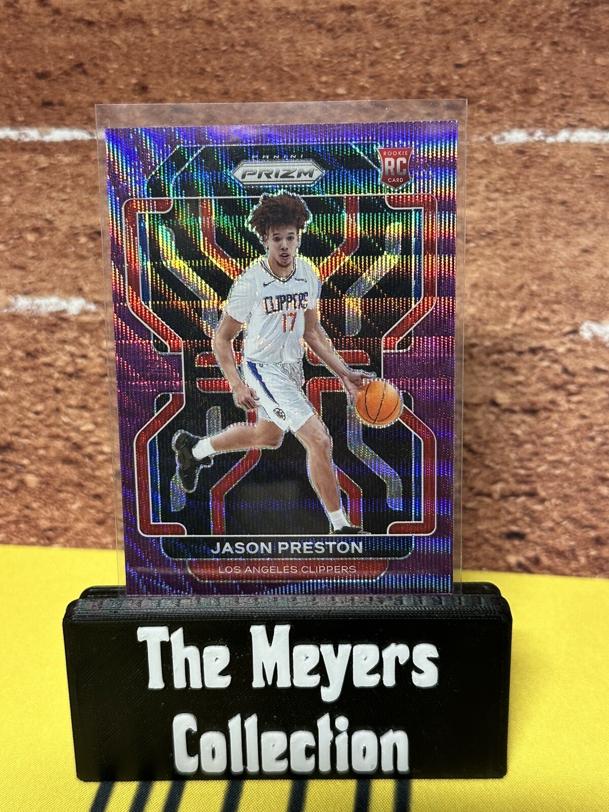 2021-22 Panini Prizm Purple Wave Jason Preston #327 Rookie RC🔥CLIPPERS