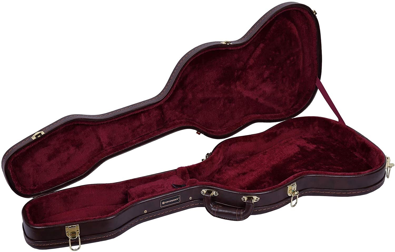 Crossrock Deluxe Wooden Case for Gibson SG and Similar Style