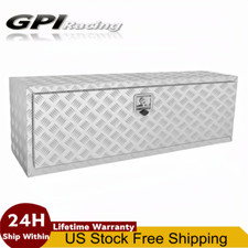 48x17x18 Aluminum Underbody Tool Box Truck Pickup Tool Box Trailer Storage 48x17x18 Aluminum Underbody Tool Box Truck Pickup Tool Box Trailer Storage