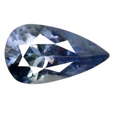 0.52 ct AAA Sparkling Pear Cut 7 x 4 mm Bluish Violet Tanzanite Gemstone
