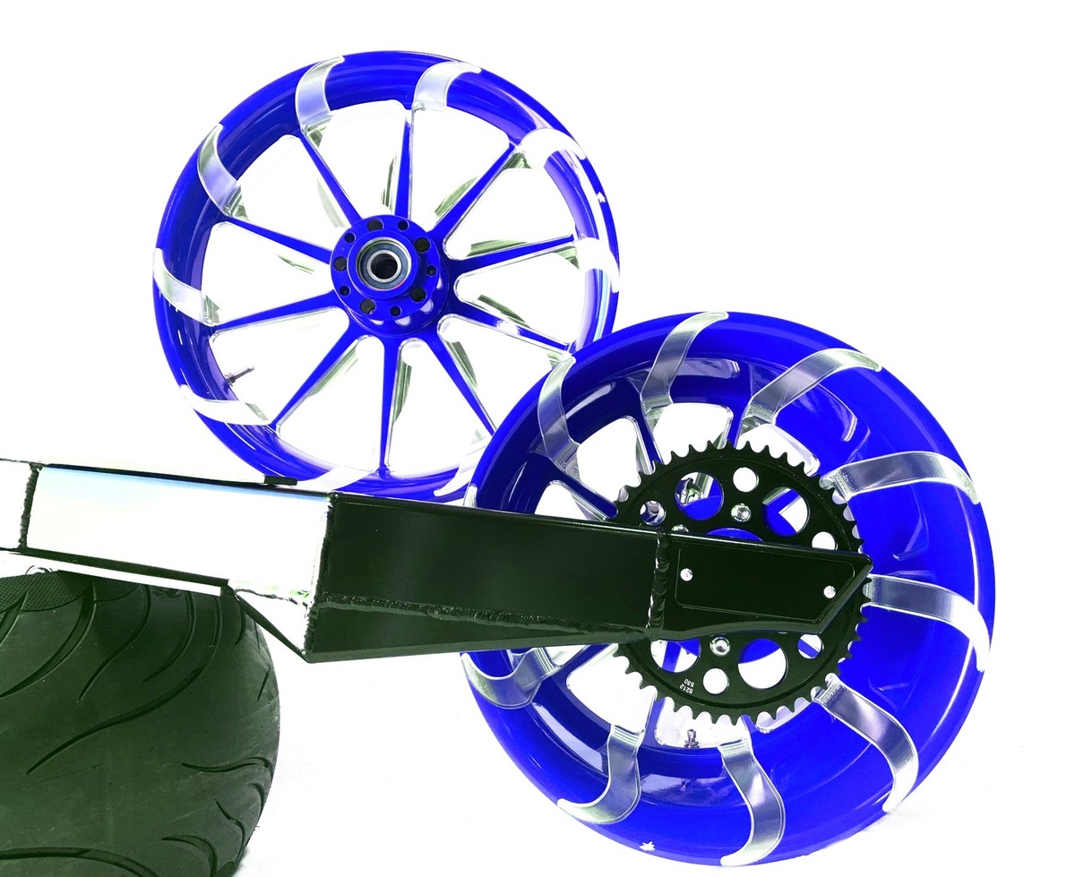 300 OSD FAT TIRE KIT BLUE CONTRAST TORNADO WHEEL 2012-2020