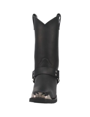 Dingo Motorcycle Boots Mens Chopper Harness Leather Black  display picture 3