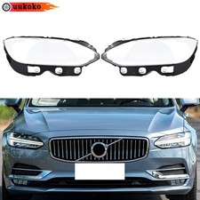 Car Front Headlight Shell Cover Clear Lens Shell For VOLVO S90 2016-2022
