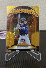 2026 Panini Stars & Stripes CHRISTIAN MOORE Talisman Gold Disco #7/10  SSP 🔥🔥