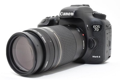 Canon EOS 7D MarkⅡ / EF 75-300mm F4-5.6 Canon EOS 7D Mark II DSLR Camera with EF 75-300mm Lens Excellent