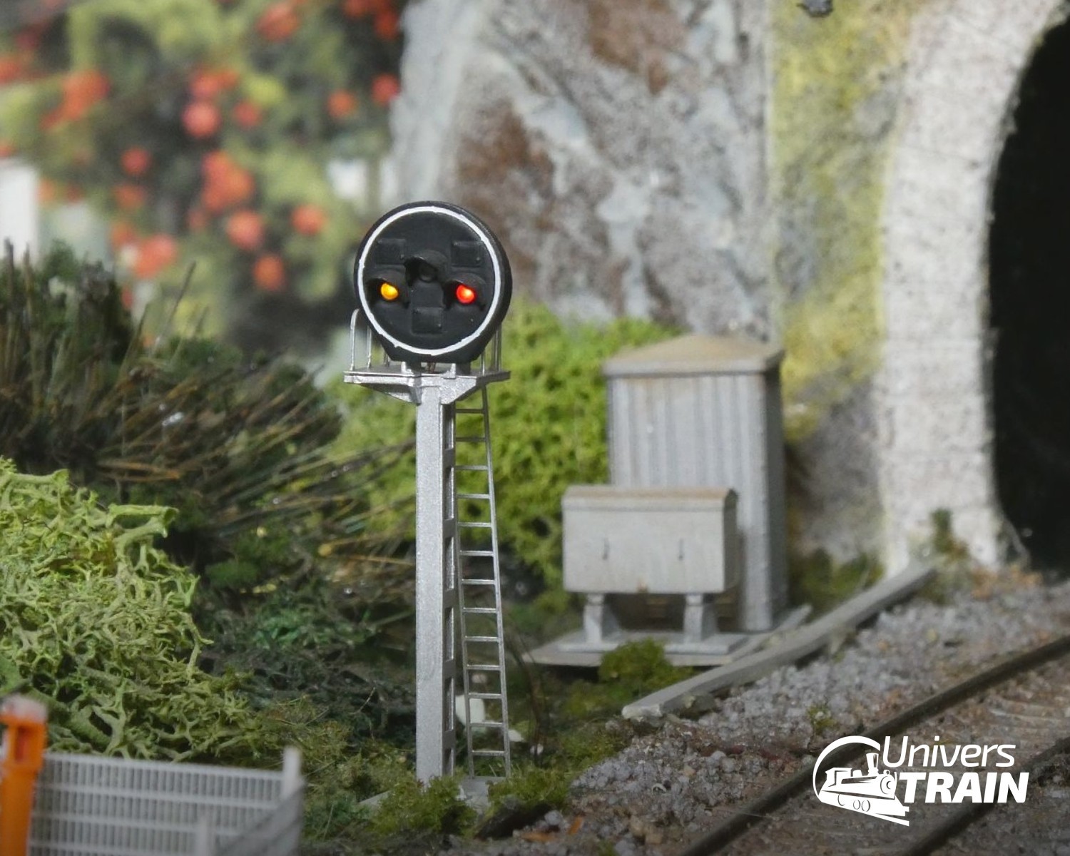 Signal Disque SNCF 3 feux MAFEN 913219 miniature à LED lumineuses pour maquette ferroviaire