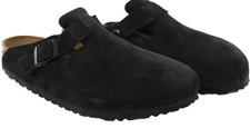 Birkenstock  Boston Soft Footbed  Suede Leather Black Narrow Women  s Eu 36 L 5
