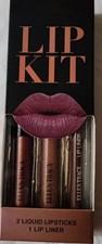 ELLEN TRACY Lip Kit 2 Liquid Lipsticks & 1 Li...