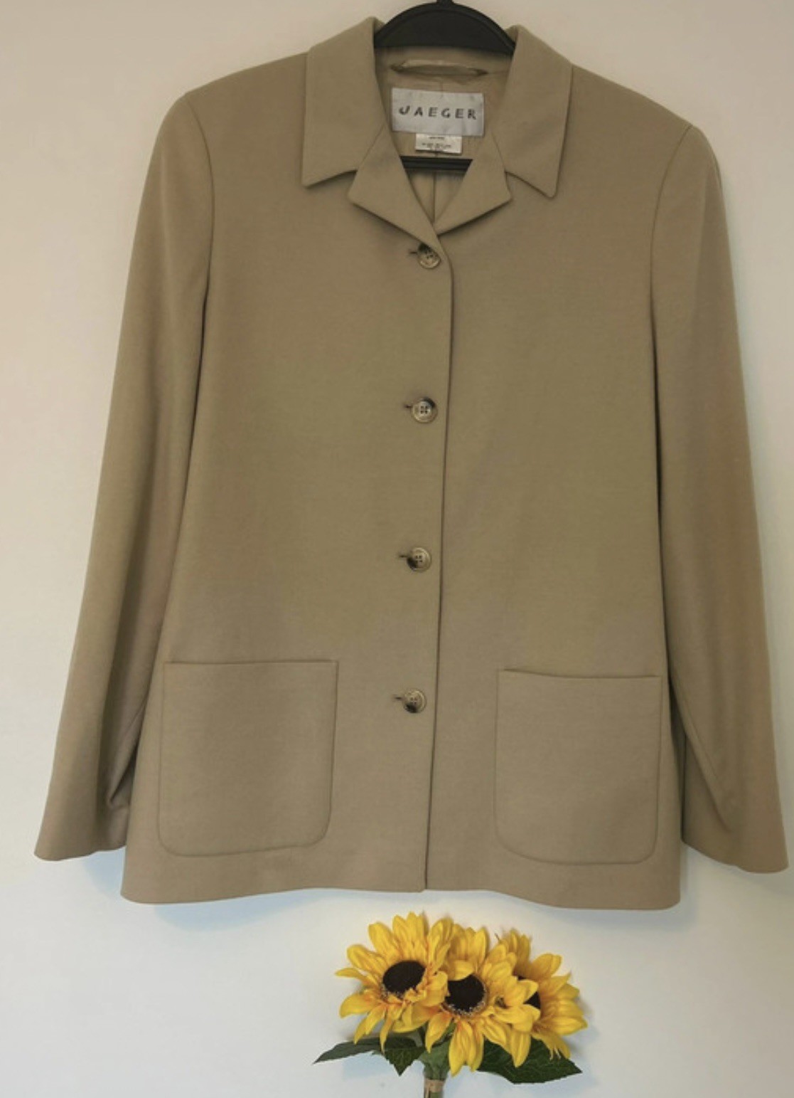 Rare Find Vintage Jaeger Womens Jacket Angora Wool Small UK 8