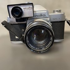 Minolta SR-1 Film Camera with SR-METER-2 Used From Japan